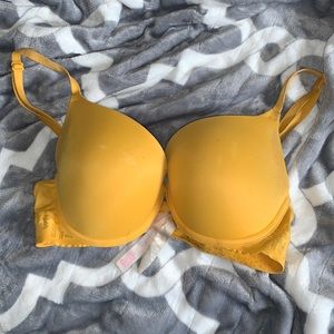 yellow bra